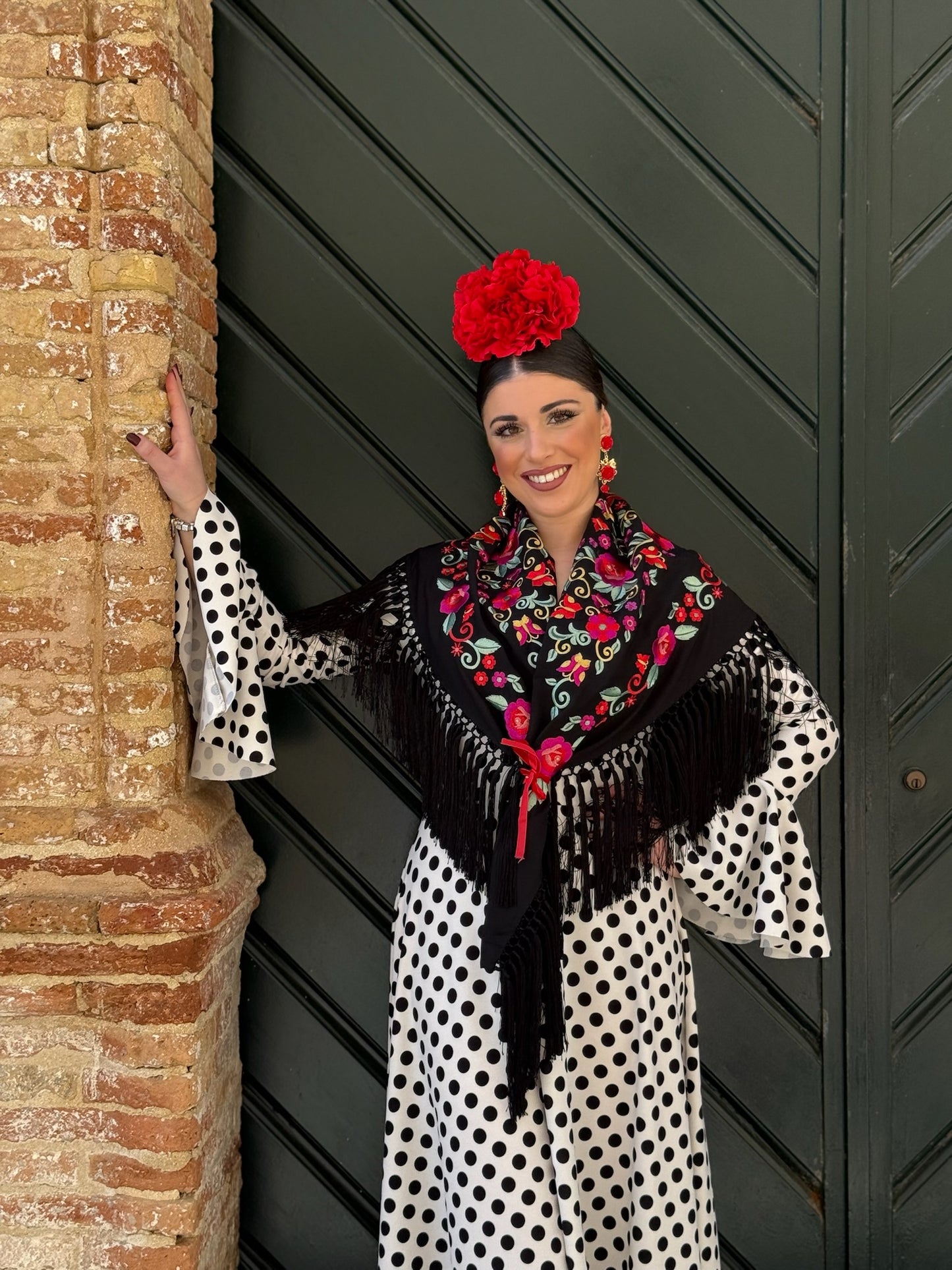 Traje Flamenca Cádiz Negro