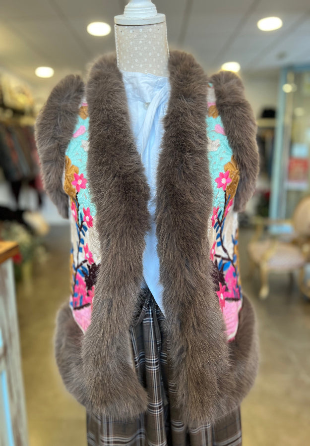 Chaqueta Lucía Topo