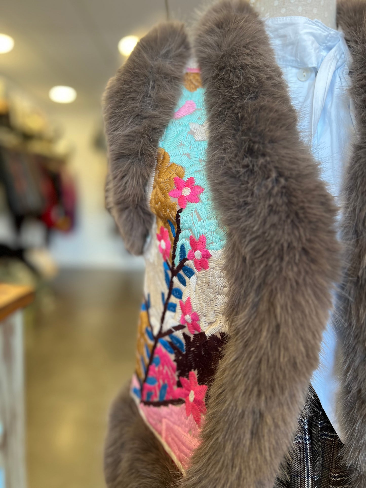 Chaqueta Lucía Topo