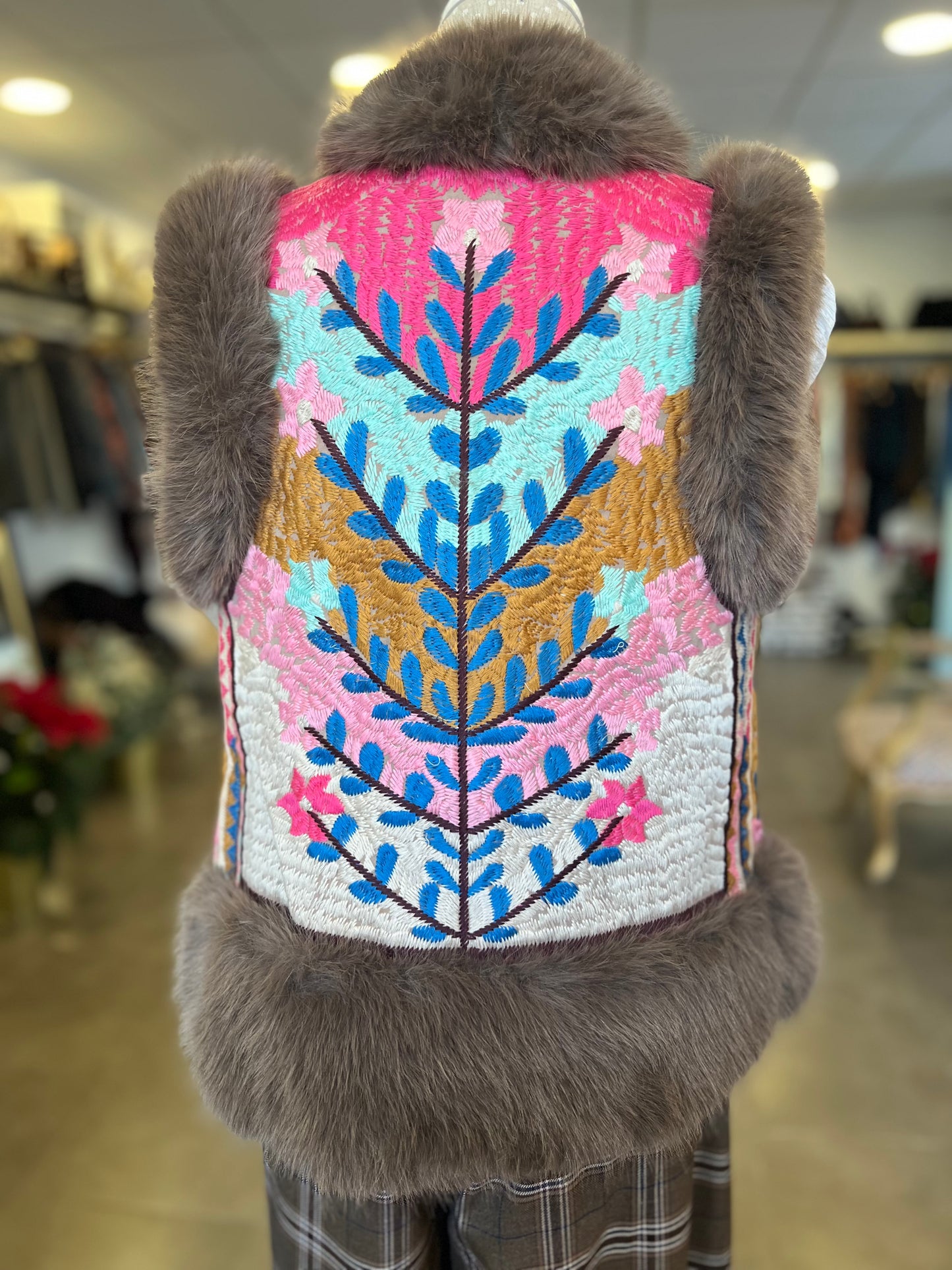 Chaqueta Lucía Topo