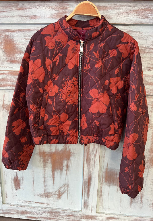 Bomber Amara Marrón y Naranja