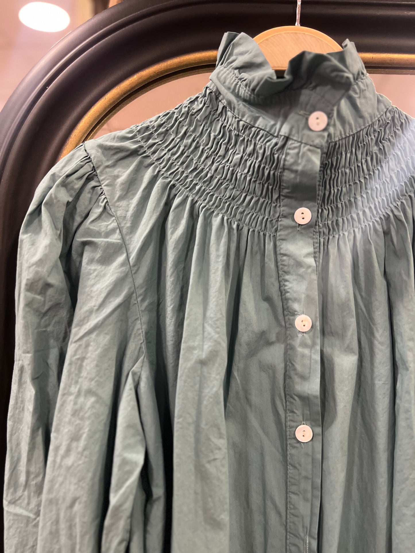 Camisa Ángela Verde Agua