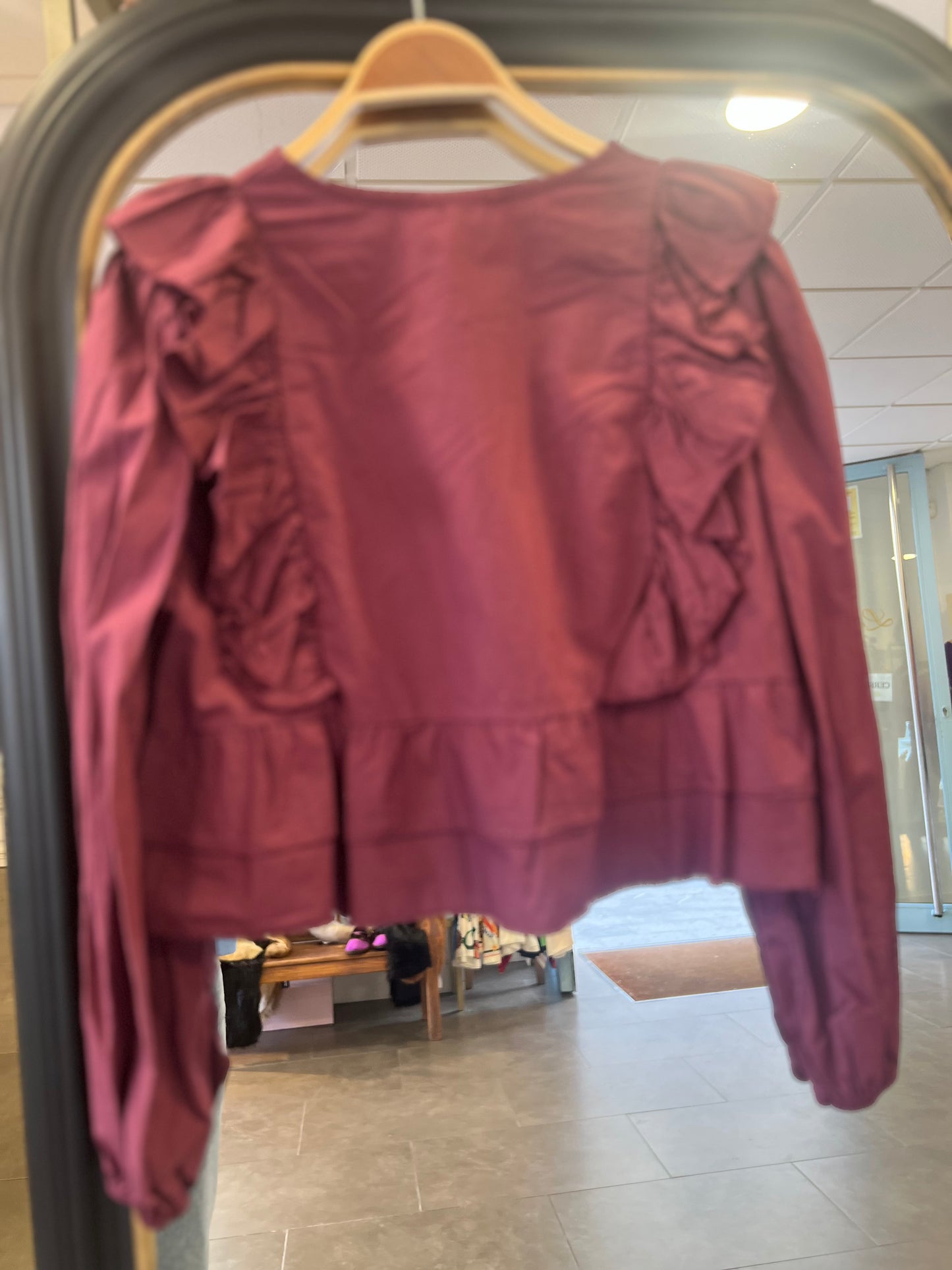 Blusa Valeria Burdeos