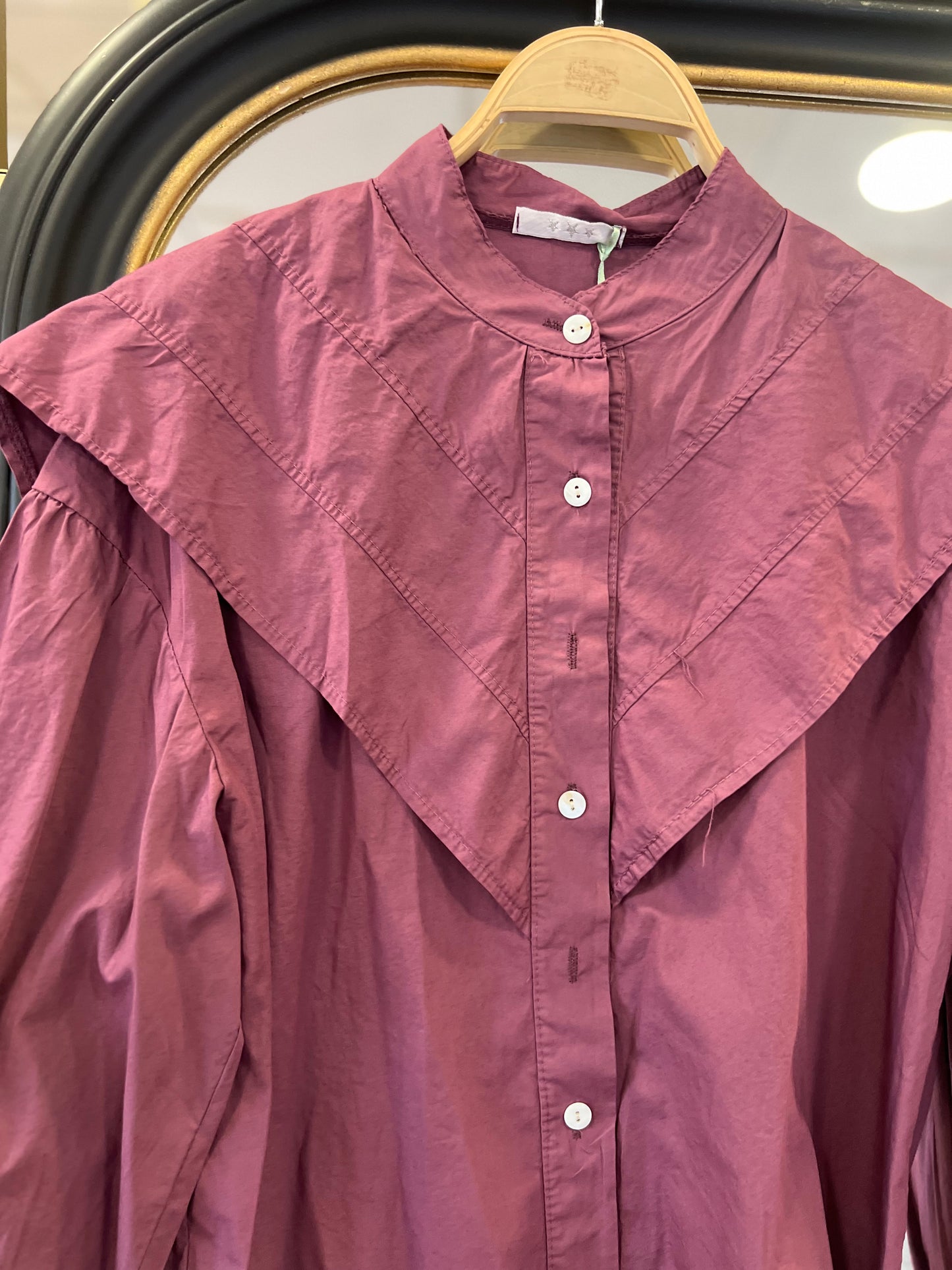 Camisa Martina Burdeos