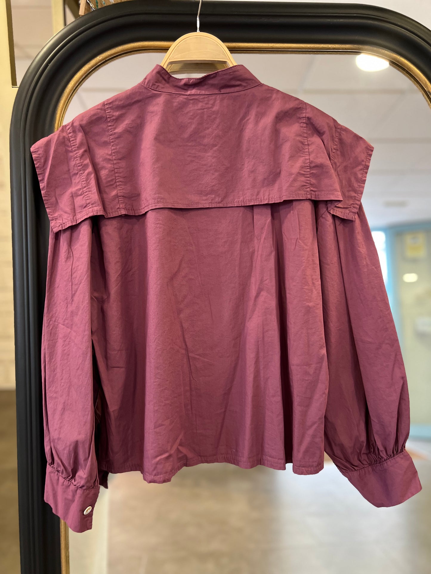 Camisa Martina Burdeos