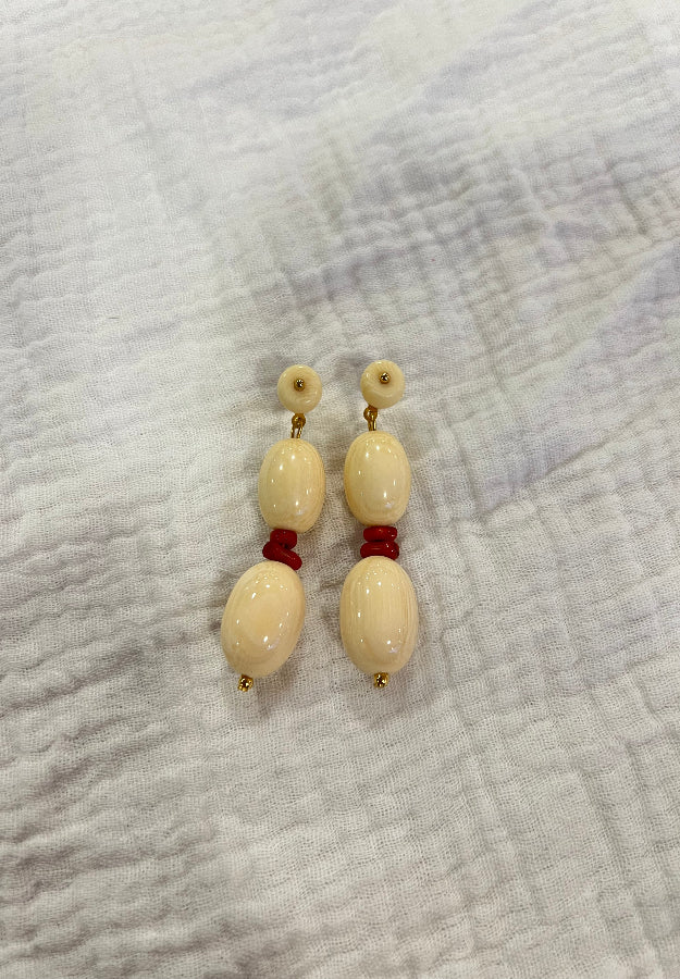 Pendiente Celia Beige