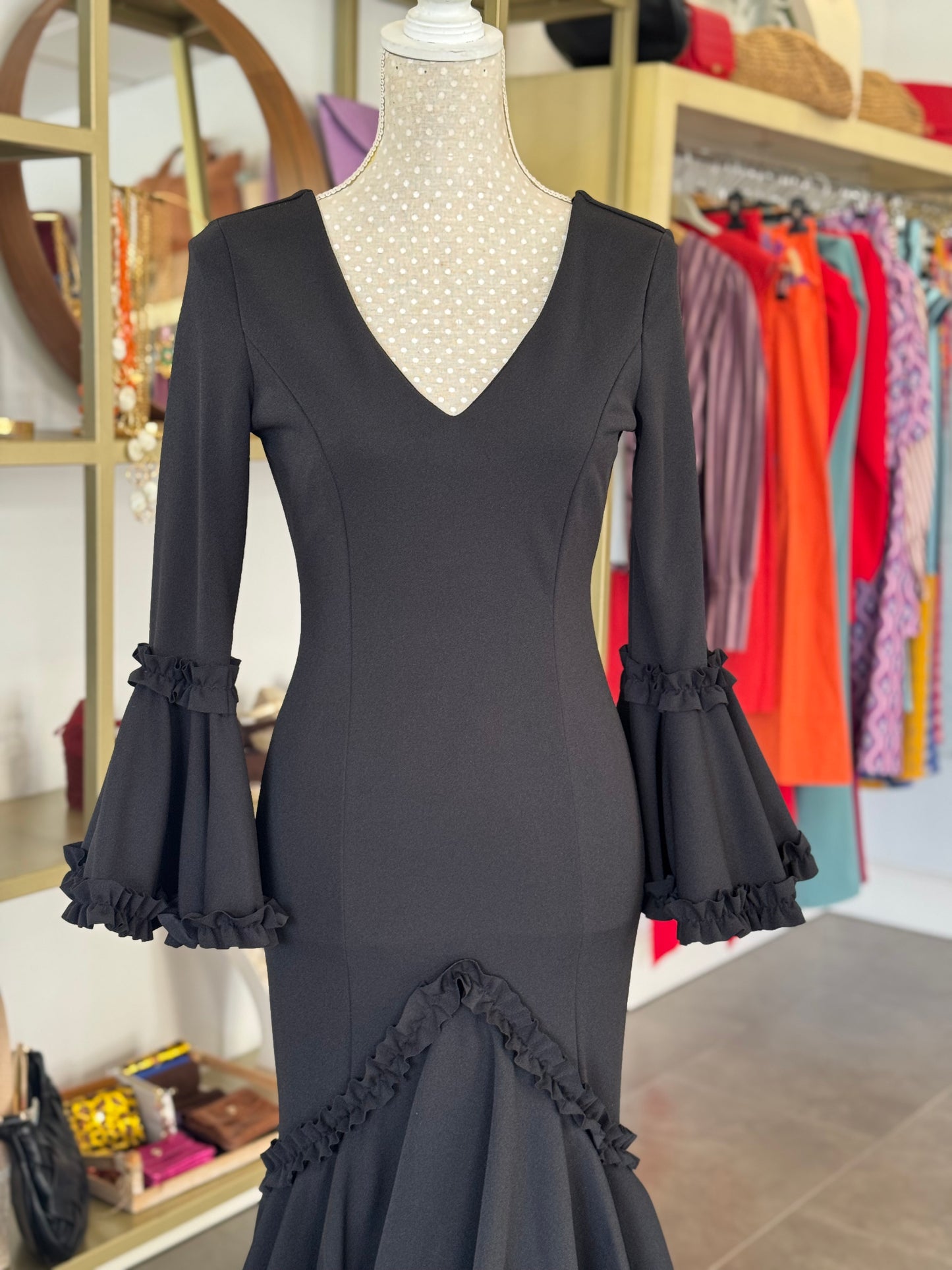Traje flamenca Giralda negro