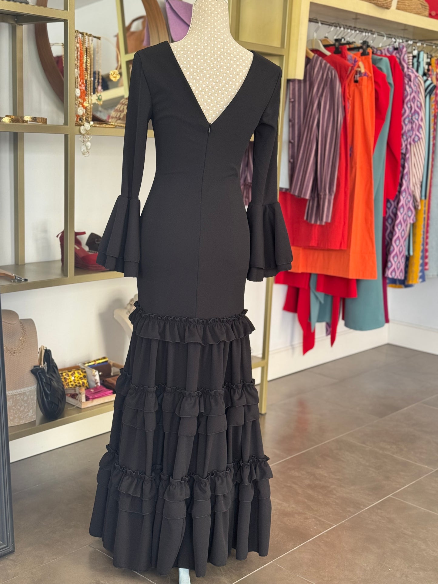 Traje Flamenca Irene negro