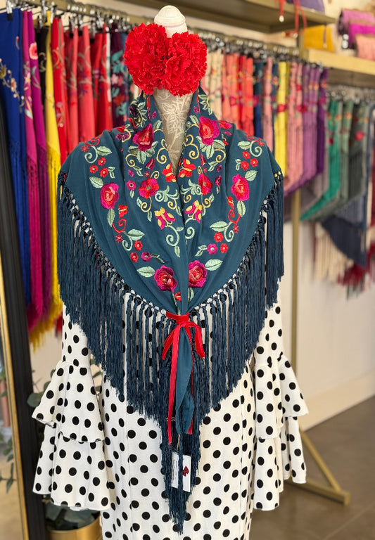 Mantón Jimena petróleo