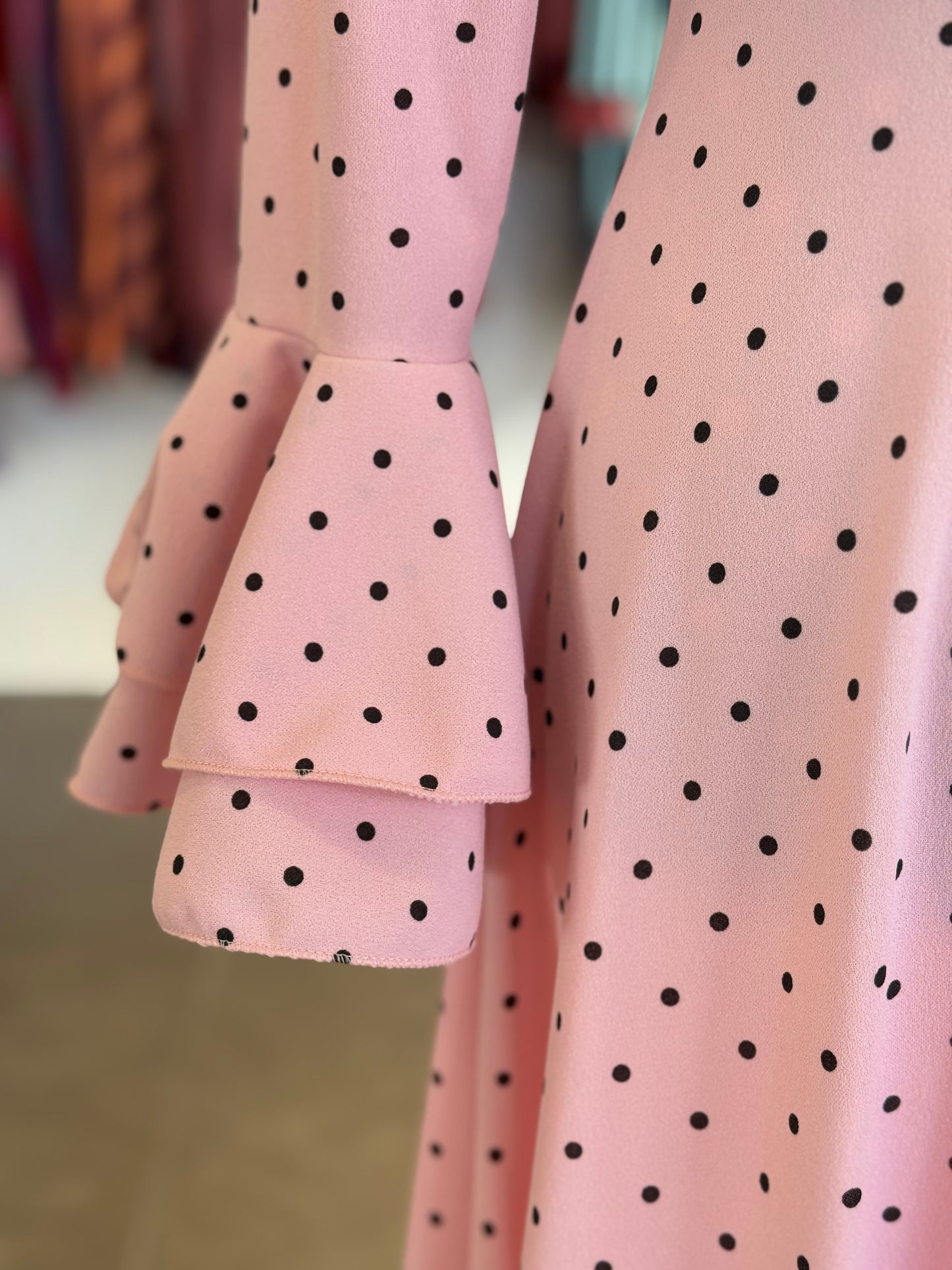 Traje Flamenca Almería rosa