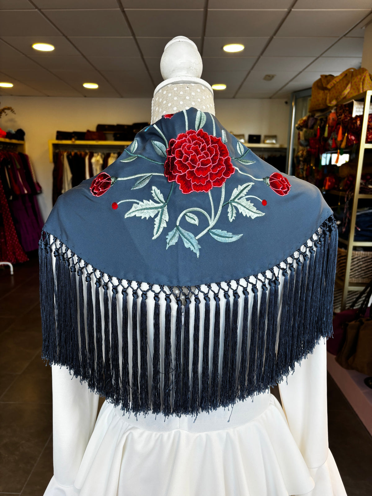 Mantón Clavel Ducado