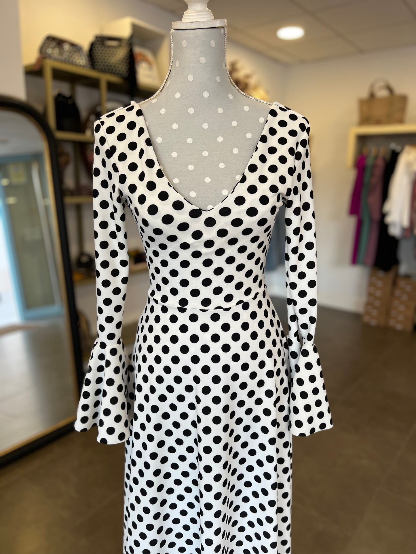 Traje Flamenca Cádiz Negro