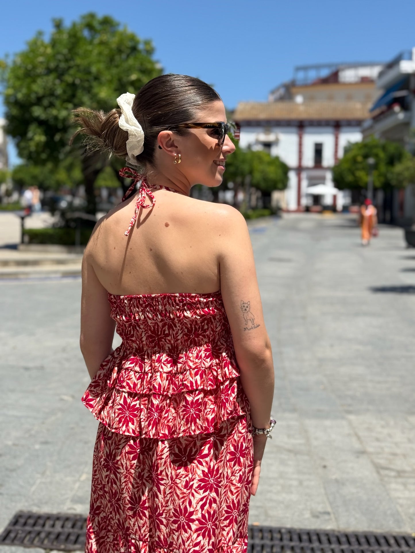 Conjunto María Granate y Coral