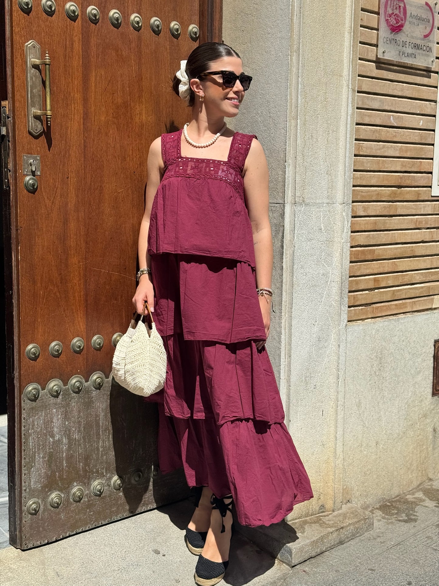 Vestido Ibiza Burdeos
