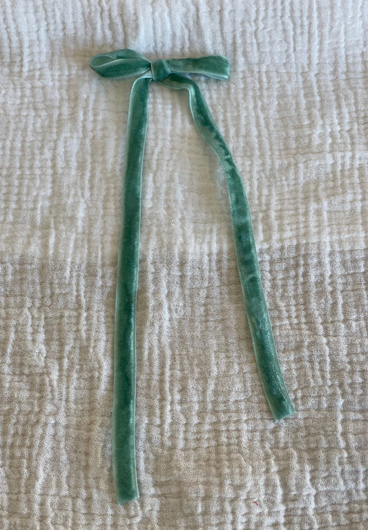 Lazo verde agua para mantón