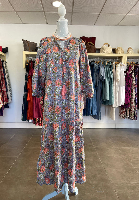 Vestido Indio grisaceo