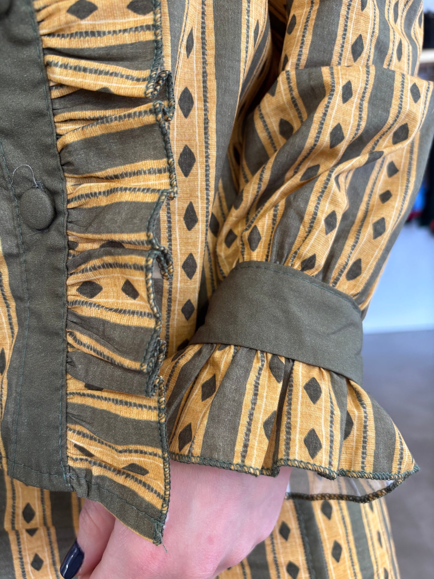 Conjunto Matilda amarillo y verde