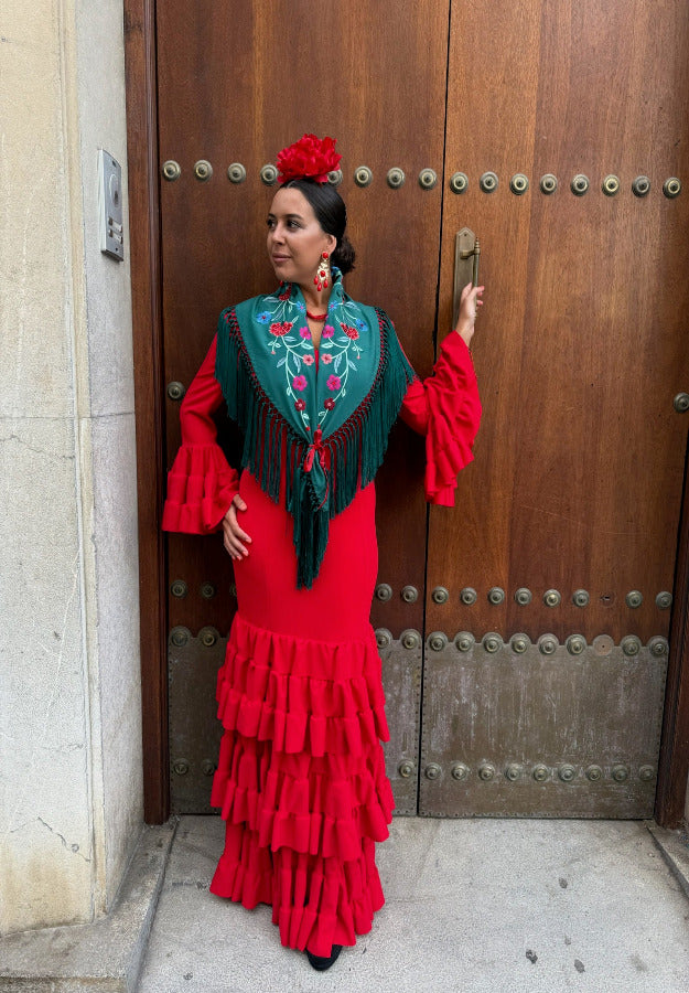 Traje Flamenca Pepa Rojo