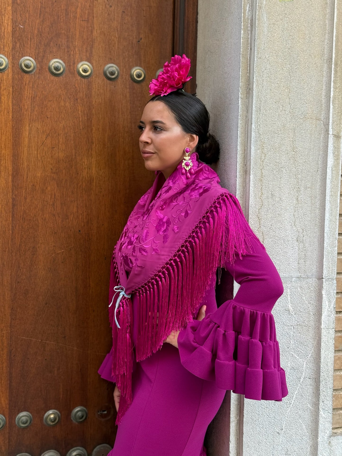 Traje Flamenca Pepa Buganvilla