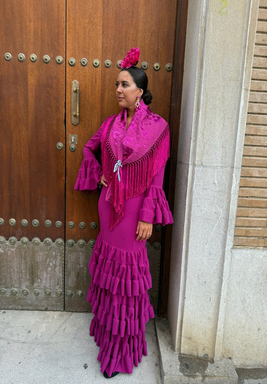 Traje Flamenca Pepa Buganvilla