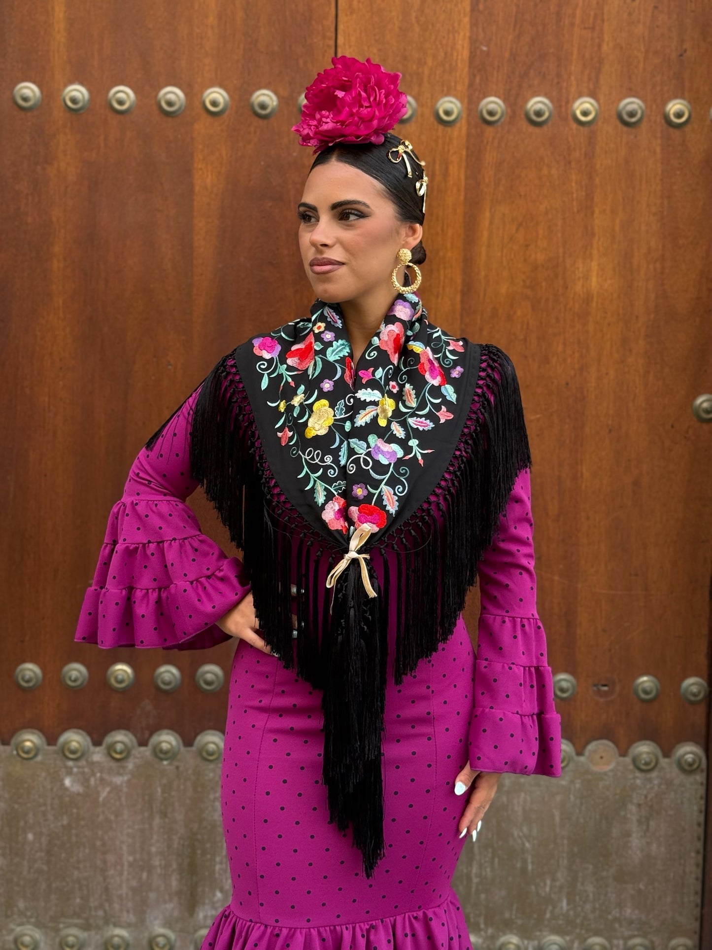 Traje Flamenca Rosario Buganvilla