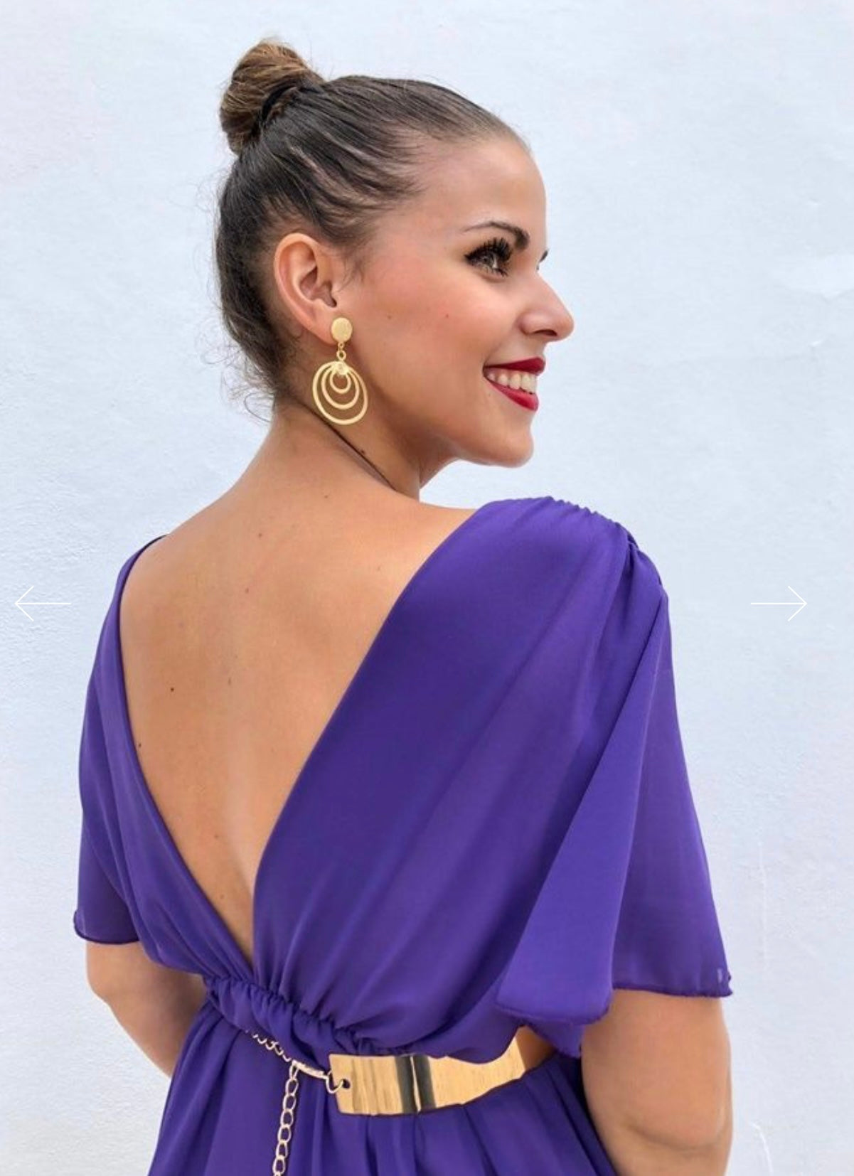 Vestido Isabel morado