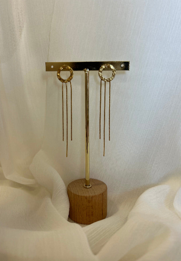 Pendientes Círculo y Flecos