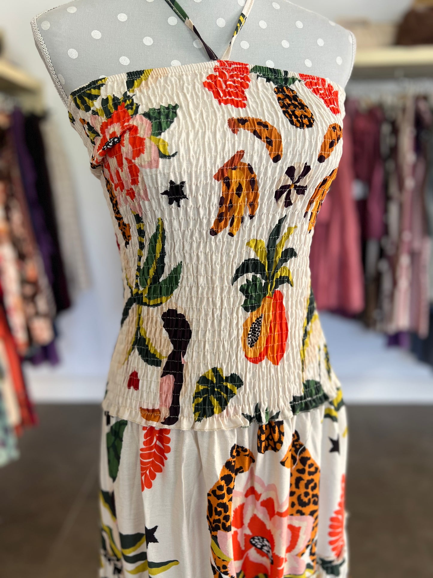 Vestido Aroha Beige