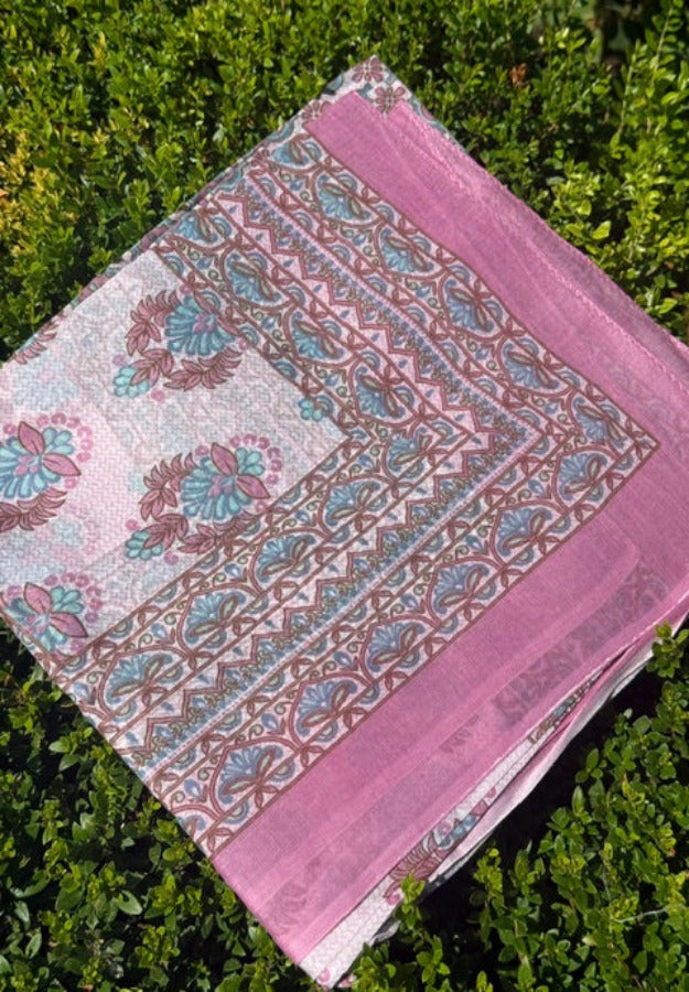 Pareo indio rosa