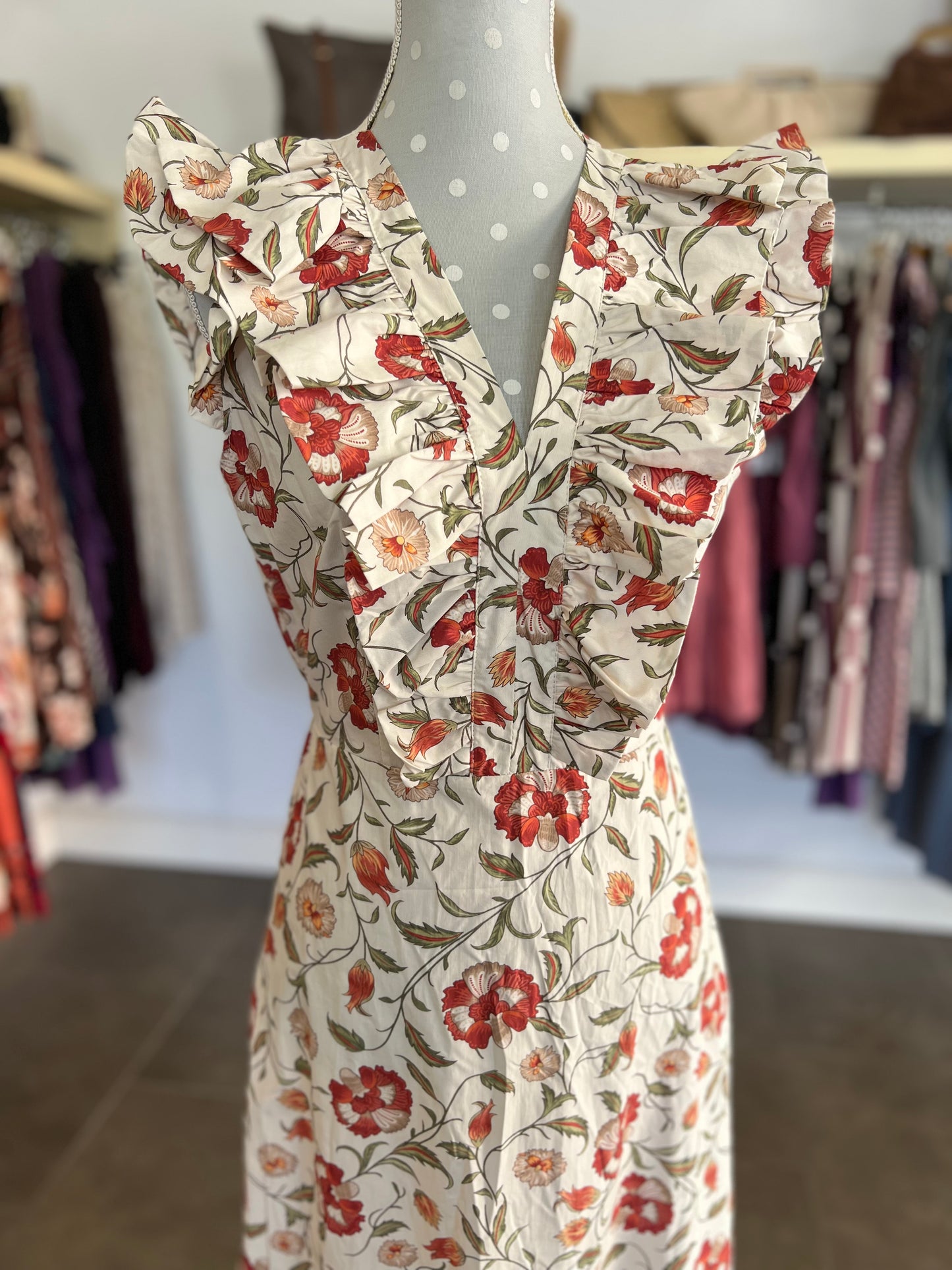 Vestido Elena Beige