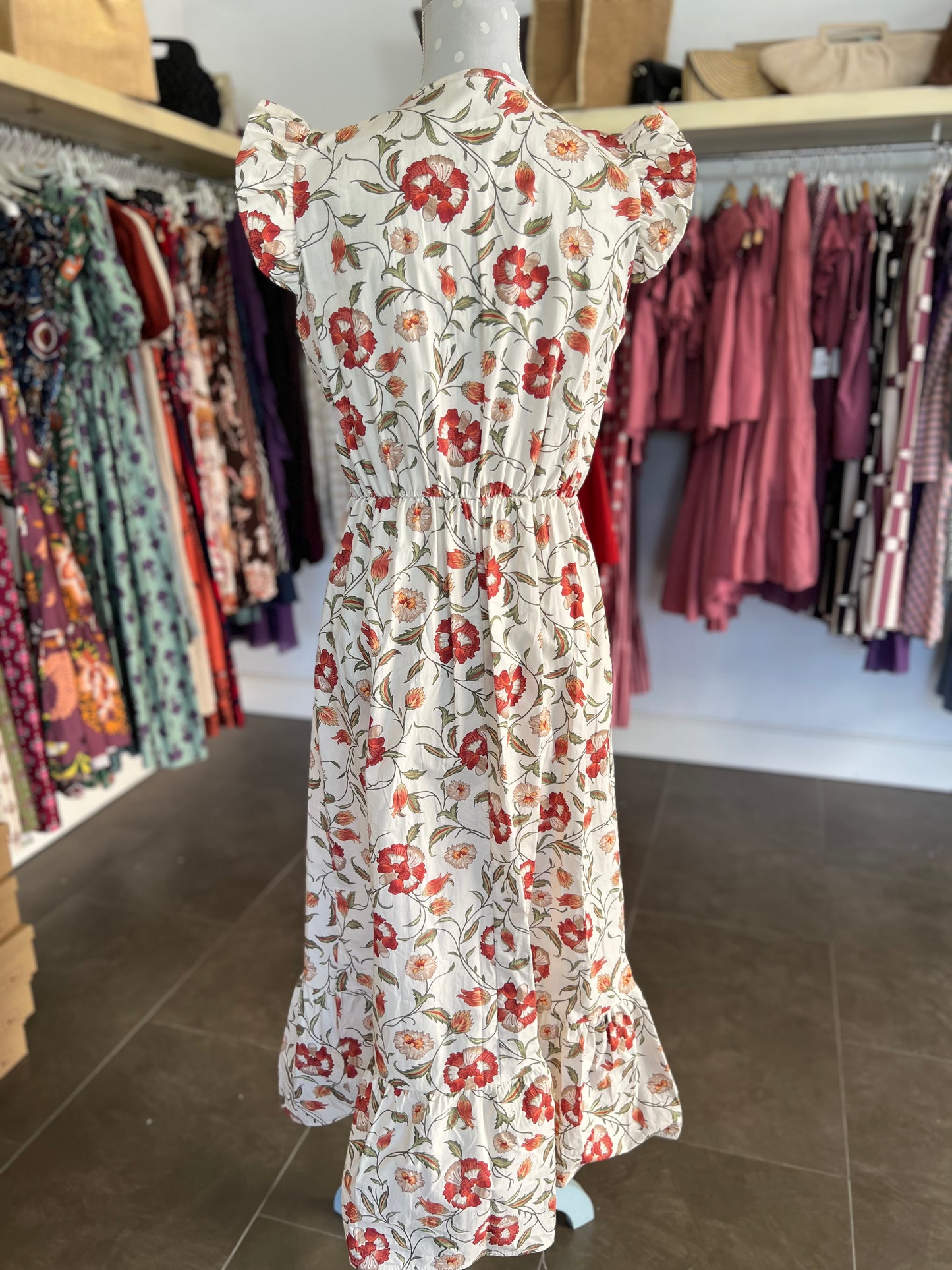 Vestido Elena Beige