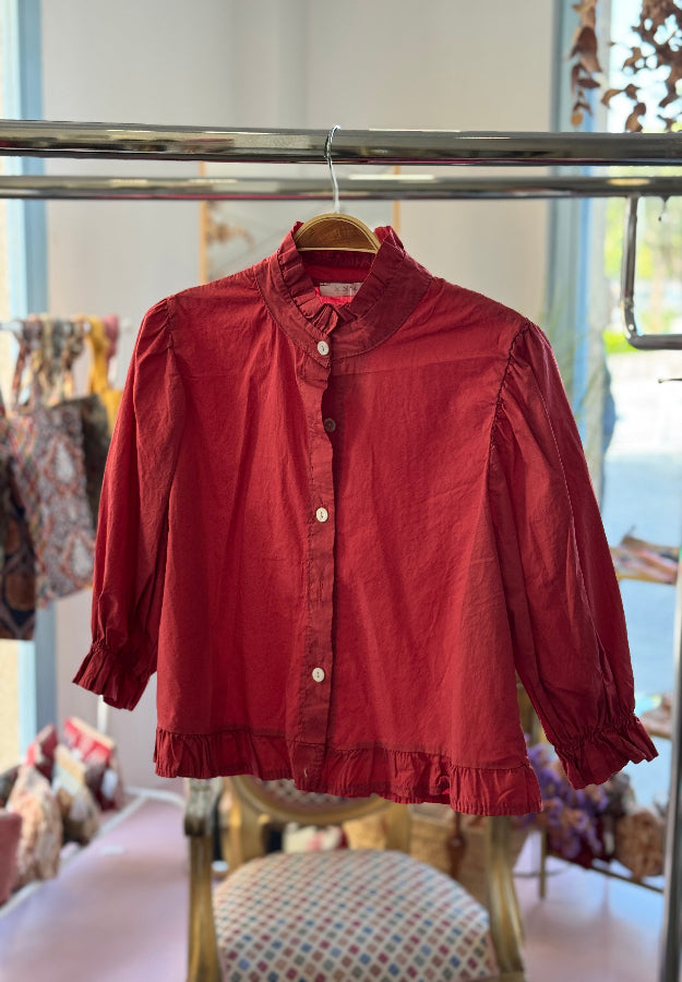 Blusa Lara rojiza
