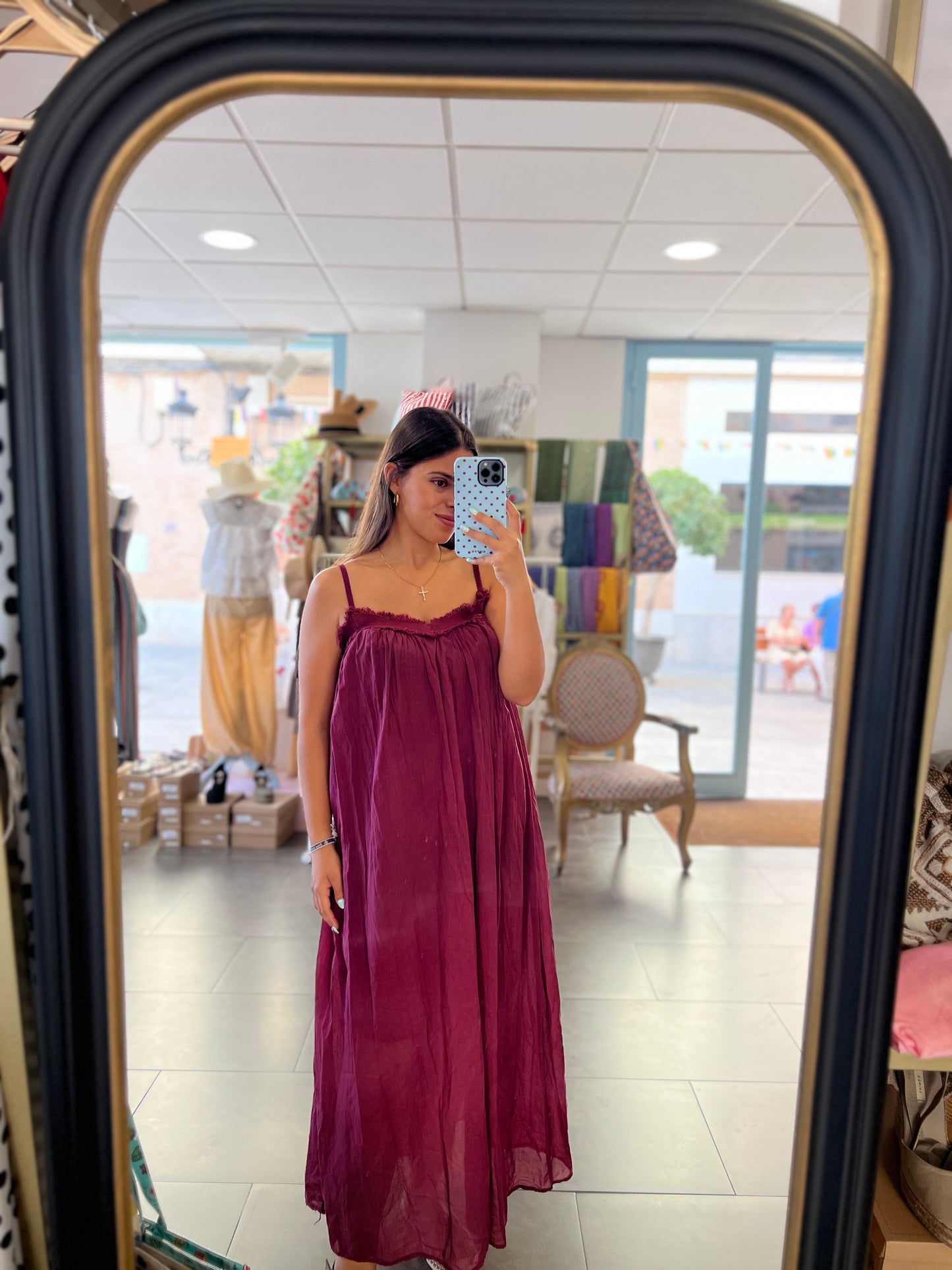 Vestido Ali Burdeos