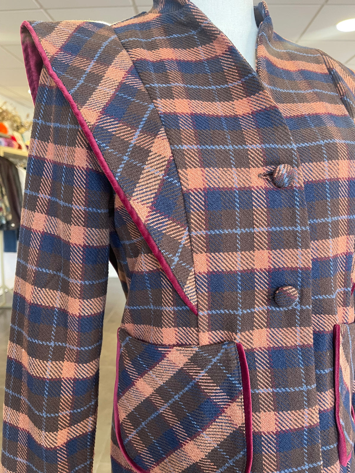 Chaqueta Martina Marrón y Coral