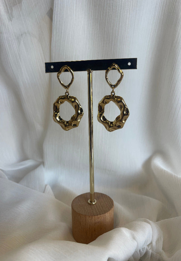 Pendientes Aro Irregular