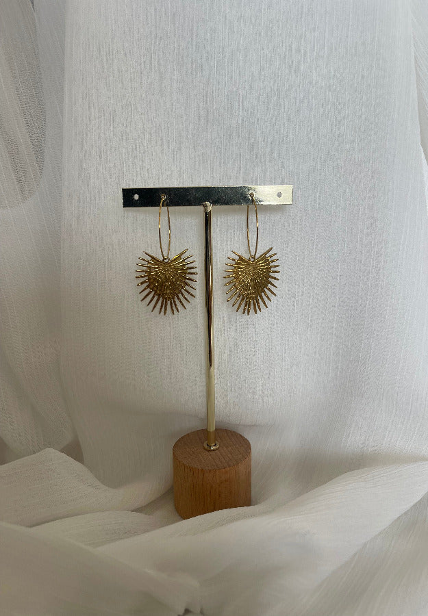 Pendientes palmera