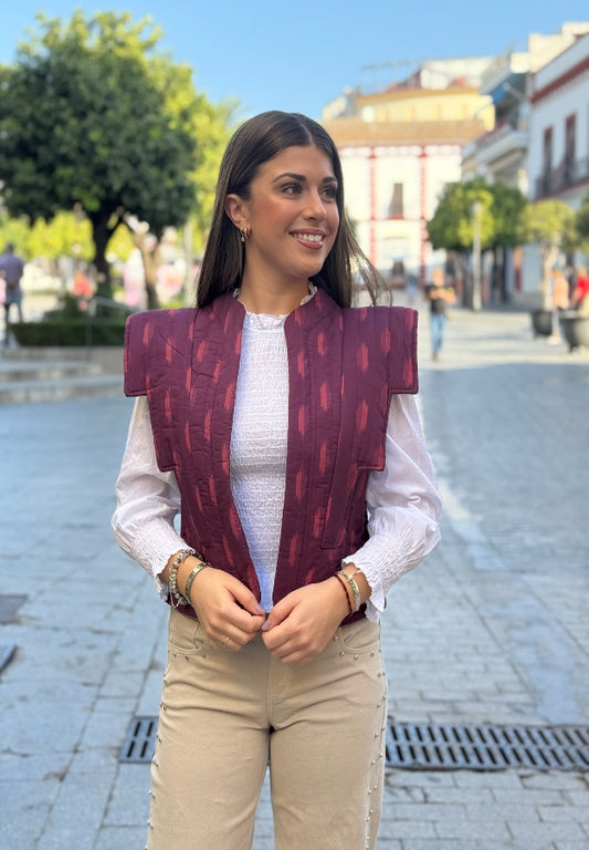 Chaleco Lidia Buganvilla
