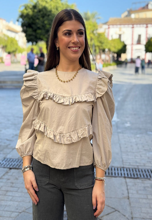 Blusa Alicia Beige