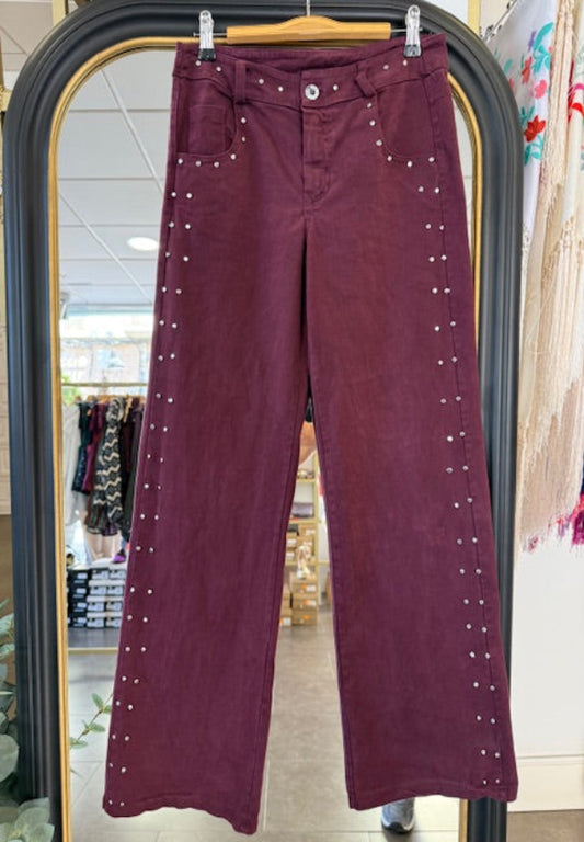 Pantalón Tacha Burdeos
