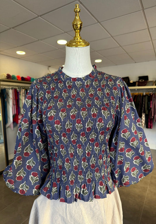 Blusa Clavel Azul