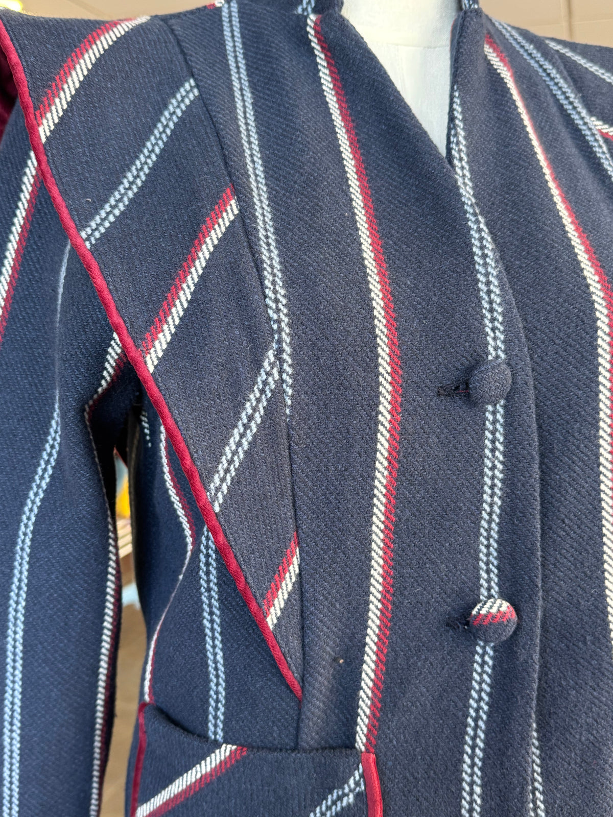 Chaqueta de Paño Azul